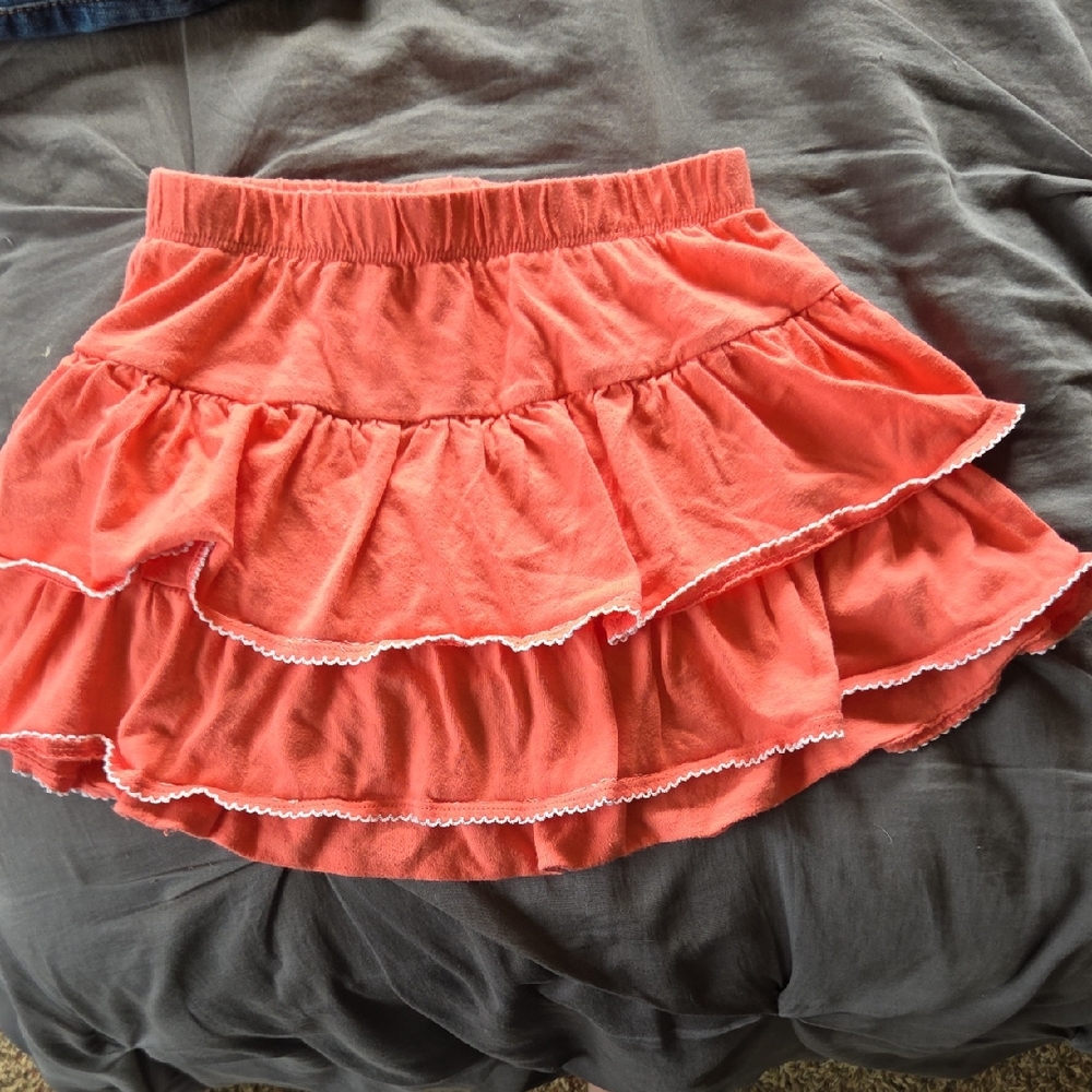 Gymboree Coral Tiered Skirt